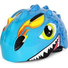 VICTGOAL Children's Bicycle Helmet for Cycling Cute Cartoon 3D Designed Children's Helmet for Bicycle Skateboard Roller Skates for Boys and Girls Adjustable Size
