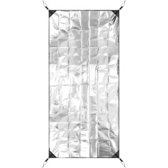 Schlafmatte aus Schaumstoff, Isolierfolie für Camping, Camping, isolierende Campingmatte aus Aluminiumfolie | wasserdichte Doppelschlafmatte