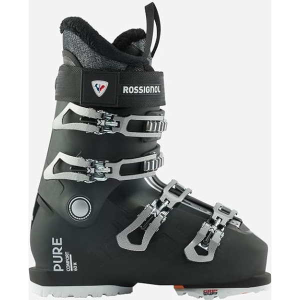 Rossignol Pure Comfort 60 - Ski Boots for Women - Relaxed Fit Ski Boots - Black