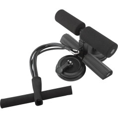 Abdominal Training Assistant Tool (Black) Multifunctional Adjustable Abs Trainer Muscle Full Body Workout for Girls Men Sit Up Machine Portable Fitness Equipment for Home and