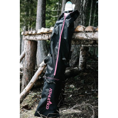 Athletico Two-piece ski and boot bag combo, store & transport skis up to 200 cm and boots up to size 13, including 1 ski bag and 1 ski boot bag
