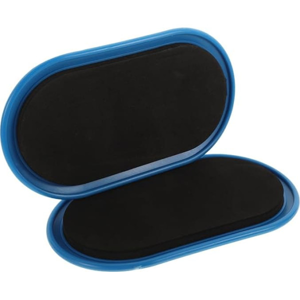 SOIMISS 2 Stück Fitness Gleitscheiben Oval Trainingsgleiter Aus Robustem Material Für Krafttraining Und Pilates Zu Hause Und Studio Blau