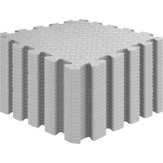 Rainbow Foam Mats - EVA Foam Gym Mats for Home, 30 x 30 cm, Multi-Colour