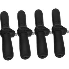 BESTonZON Old Fashioned Pump Handle Bicycle Pump Handle Hand Pump Fittings Handles for Inflator Interchangeable Hand Pump Handle Air Pump Handle Replacement Plastic Pump Handle Replacement Black