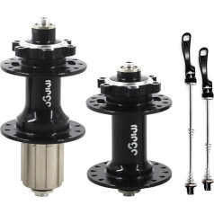 Fahrradnaben, Scheibenbremse, 24/32 Löcher, vorne und hinten, HG für 8/9/10/11/12 Gänge, Schnellspann-Kassettennabe, 4 Kugellager, 4 Krallen, 120 Klicks, kompatibel mit MTB/Rennrad-Naben