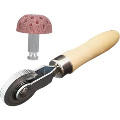 Abaodam Reifenreparatur Werkzeug Satz Holzrechen Mit Druckrolle Und Hoch Niedriggeschwindigkeits Schleifköpfen Für Auto Motorrad Lkw Reifen Reparatur