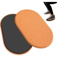 Fitness Gliding Discs - Lightweight Strength Training Gliders for the Gym - Lightweight Strength Training Device for Push-Ups Crunches Pilates Exercises