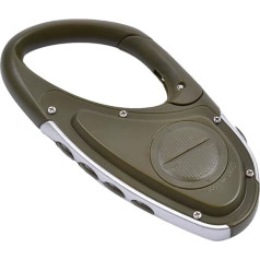Hiking Supplies - Carabiner Barometer | Multifunctional Digital Altimeter with Barometer | Digital Barometer | Portable Barometer for Hiking | Carabiner Altimeter for Mountains Cliffs Boundaries