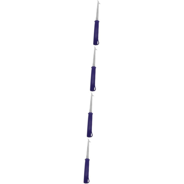 Gatuida Set of 4 tools for cleaning tyre stones, cleaning hooks, tyre stone remover, car part cleaner for wheel profile slots, tool for removing stones