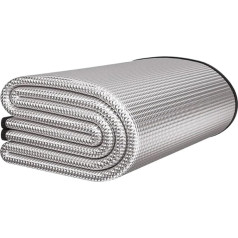 Feuchtigkeitsbeständige Unterlage for Picknicks im Freien, doppelseitige, Dicke Aluminiumfolie, wasserdichte Strandmatte für Reisen und Outdoor-Aktivitäten