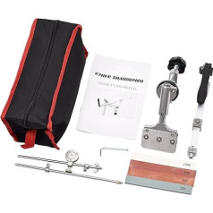 360° Rotating Knife Sharpener System, Metal Fixed Angle Sharpener, Efficient Sharpening Pivot Point and Clamp for Kitchen