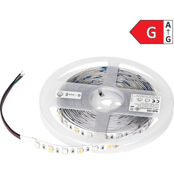 LED lente 12V, Samsung mikroshēma 5050, 60L/m, 330lm/m, 14,4W/m, IP20, RGBW, 5m