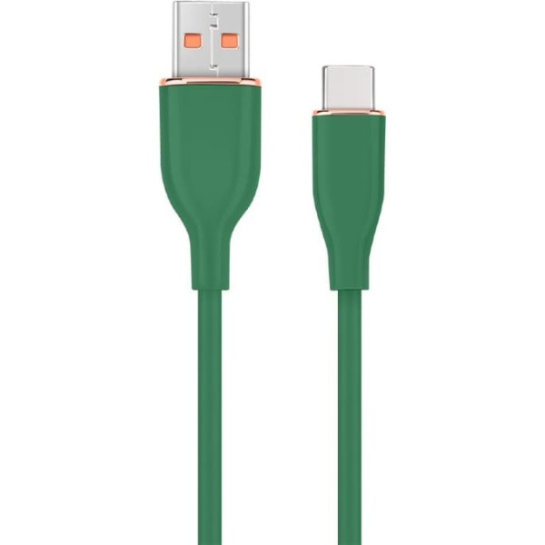 Kabeļa usb a uz usb c 1,5 m zaļš