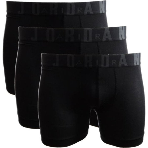 Air Jordan Flight Modāla bokseru biksītes vīriešiem 3-Pack Black - JM0621-023 / L
