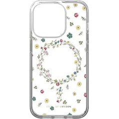 IDEAL OF SWEDEN Clear iPhone 14 Pro Case MagSafe - Petite Floral Design, Thin and Lightweight Case, Shockproof, Stylish and Durable for Optimal Protection in Everyday Life