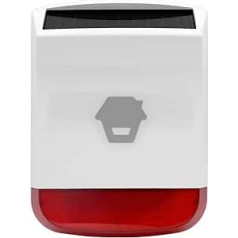 Chuango SPS-260 Solar Powered Outdoor Burglar Alarm Red Flashing Strobe Light 110dB Volume IP55