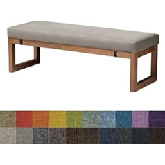 Bench Cushion, Seat Cushion, Comfortable, Washable, Non-Slip Seat Cushion for Garden Bench Swing, Patio, Dining Table, Bench, Indoor, Available in Many Colours and Sizes (100 x 35 x 5 cm,