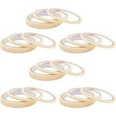 18 Rolls Nail Polish Masking Tape Transparent 3-12 mm Acid Free Nail Art Tape DIY Manicure Accessories for Nail Design