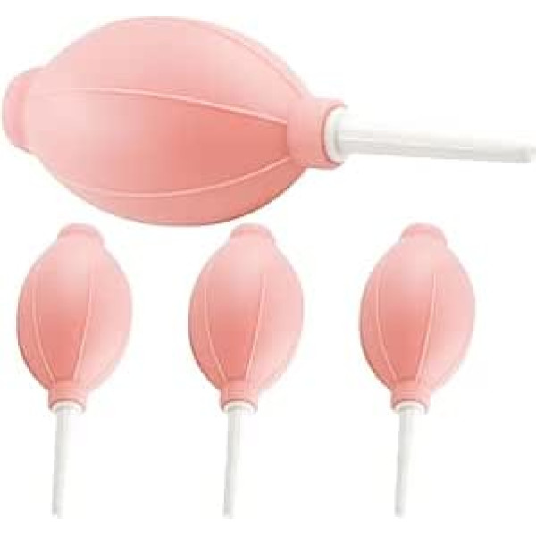 TOYANDONA Wimperntrockner für Wimpernverlängerungen 4 Stück Luftgebläse aus Gummi Kompakter Wimpernföhn mit Einwegventil für Schnelles Trocknen und Schutz bei Extensions