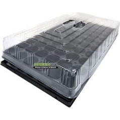 GREEN24 Hydroponik 40th Room Greenhouse Profi XL with Automatic Watering for Growing Room Greenhouse with Tub + Capillary System + Pot Plate + Hood