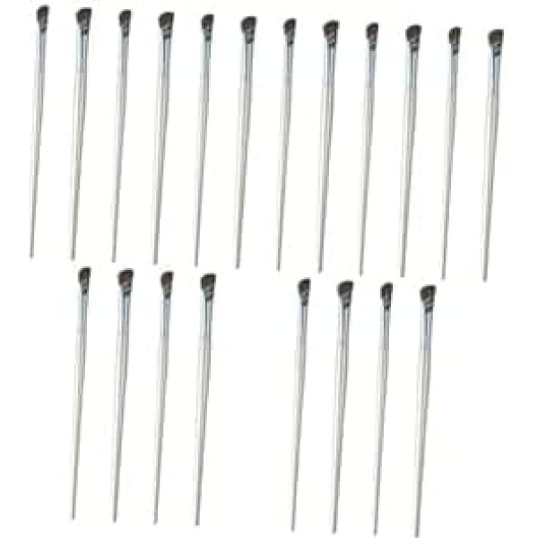 FRCOLOR 20 Pieces Shadow Brush for Nose Angled Liner Brush Angled Brush Makeup Brush Contour Brush Eyeshadow Angled Cosmetic Brush Angled Makeup Brush