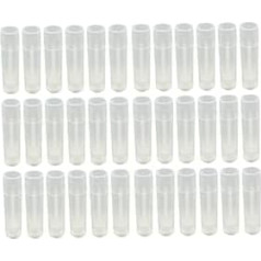FRCOLOR Lipstick Tube, Make-Up Box, Clear Lip Gloss Tubes, Refillable Lipstick Tubes, Mask Dispenser, Container Container with Lid, Clear Lipstick Kit, Pump, Sport, Pack of 60