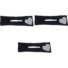 FOMIYES 3stücke Hair Bun Shaper Mit Strass Herzdesign Haarknoten-werkzeug Für Frauen Für Hochzeiten Partys Und Alltag Flexibles Design Für Sicheren Halt