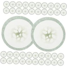 FRCOLOR Eye patches for adults, pack of 200, fleece cucumber eye masks for skin care when travelling