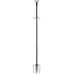 Lichtmasten Für Die Außenbeleuchtung - Sicherer Rostschutz Starker Outdoor Stand - Lichterketten Halter Deko Für Draußen,Für Gartenweg Rasen Terrasse Vorgarten Und Eingangsbereich