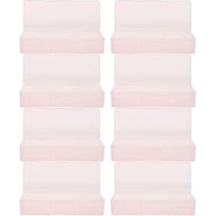 8 Stück Teiliges Nagelpflege-organizer- Großer Pinker Maniküre-aufbewahrungskasten aus Robustem PP Tragbar und Stoßfest für Nagelkunst Pediküre-tools und Reise-make-up