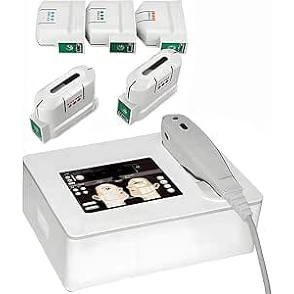 7d Skin Care Device, Improved Professional 7D Beauty Device with 5 Cartridges, for Use in the Cosmetic Studio and at Home, for Skin Tightening, Face Lifting and Wrinkle Removal