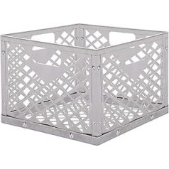 Charcoal Basket, Offset Smoker Fire Box Made of Stainless Steel with Handle, Heavy Duty Grate, Proof Grill Accessory for Kitchen, Outdoor, Heating, Camping, Hiking Fishing