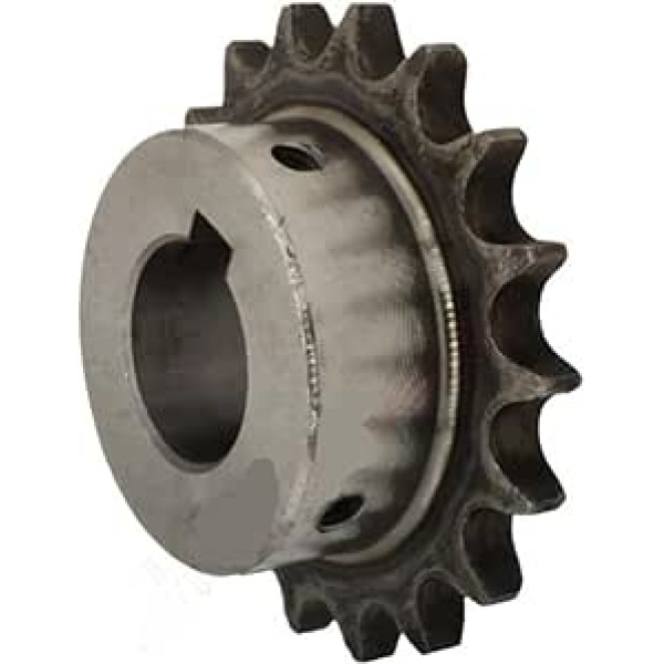 Mechanische Rollenkettenräder Zahnrollenkettenrad, 1 Stück 12 24 Zähne 08B Industrieantriebskettenrad 45# Stahlkettenrad 12T 24T Keilnutbohrung 12 14 15 16 17 18 19 20 22 24-40 mm(30mm (keyway 8mm))