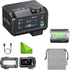 Godox iT30Pro F iT30 Pro Flash Camera Flash Compatible with Fujifilm, TTL Auto-Exposure 2.4GHz System HSS 1/8000s Mini Camera Flash, Full Colour Touchscreen for Fuji X100VI GFX100RF XS20&10 XT30II