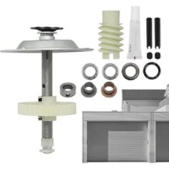 Zahnrad- und Ritzel-Ersatz-Set – Kettenrad-Kit, Öffner, Edelstahl-Getriebe-Set, verschleißfest, geräuscharm, Ersatzset, Schnecken-Heimwerkzeuge für Profis