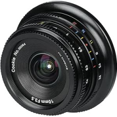 7Artisans 10mm F3.5 APS-C Wide Angle Camera Lens for Fuji X-Mount Mirrorless Cameras