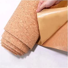 Korktafelrolle, Korktafel-Papierrolle, Naturkorkplatte, Korkfliesen für die Wand, großes Kork-Schwarzes Brett für die Schule oder Familienprojekte, Message Vision Board (Größe: 122 x 82 x 0,