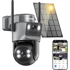 360°PTZ Überwachungskamera, WLAN, für den Außenbereich, kabelgebunden