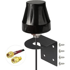 Bingfu 4G LTE 5dBi SMA Male Antenna Fixed Outdoor Mount Wall Mount Waterproof Antenna for 4G LTE Router Cellular Gateway Home Phone Modem Game Trail Camera