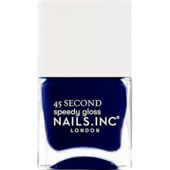 Nails.INC 45 Second Speedy Gloss Nail Polish, Quick Drying and Long Lasting Nail Colour, Formulated to Strengthen Nails and Extend Wear Time, Cruelty Free, Vegan, Time for