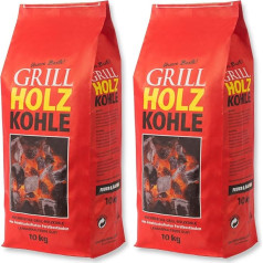 20 kg Premium Charcoal Our Best 100% Made in Germany Barbecue Charcoal Grill Briquettes for Kettle Barbecue Charcoal Grill Smoker Briquettes Grill Charcoal