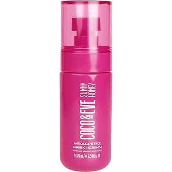 Coco & Eve Antioxidant Face Tanning Micromist Self-Tanner with Antioxidants for Hydration. Fast, Flawless, Streak-Free Face Tan. (75ml)
