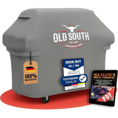 Old South - Barbecue Cover Weatherproof - Grill Cover for Weber, Napoleon, Enders, Rösle Gas Grill - Waterproof Grill Cover (170 x 65 x 115 cm)