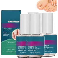 Hydrating Nail and Cuticle Care Oil with Vitamin E - For Dry Brittle Nails/el, Anti-Cracking Nutrient Oil for Damaged Nails, Not Greasy, Suitable for Dry Broken Nails/els (5)