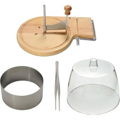 Komplettes Käse- und Schokoladen-Spiralschneider-Set mit Bodenabdeckung und Servierpinzette, Schokoladenschnitzwerkzeug