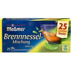 Meßmer Nettle Blend, 25 Tea Bags, Vegan, Gluten-Free, Lactose-Free