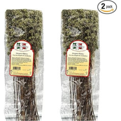 Delicatessen Ranieri - Wild Oregano Shrub from Calabria (Italy) - 2x 60g - Brand: Gia. Mon. - Aromatic - Vegan - Dried Calabrese Oregano - Origano a mazzetto