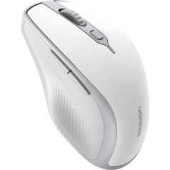 Ergonomiska bezvadu datorpele MU101 Bluetooth 2,4 GHz balta
