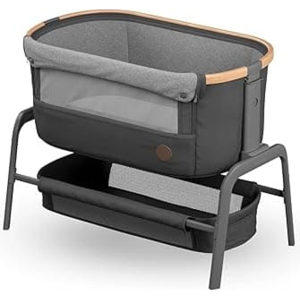 Maxi-Cosi Iora Travel Cot with Soft Mattress, Easy to Fold and Height Adjustable, Suitable from Birth 0 Months - 9 kg