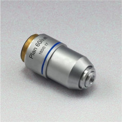 Accessories for Laboratory Microscopes 60x Microscope Plan Achromatic Lens/Plane Microscope Lens 60X/WD0.49 mm DIN45 mm